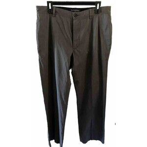 Banana Republic Pants Men Size 34 Waist Olive Green Minimalist 100% Cotton Flat